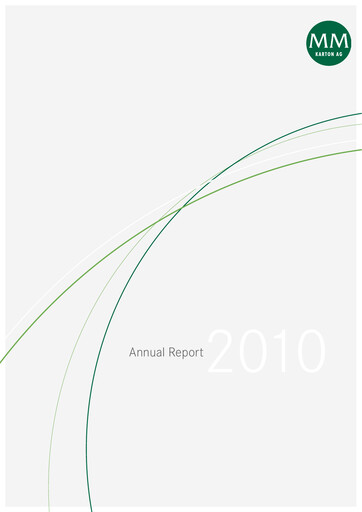 Vorschaubild MM Group (Mayr-Melnhof AG)
 Jahresbericht 2010