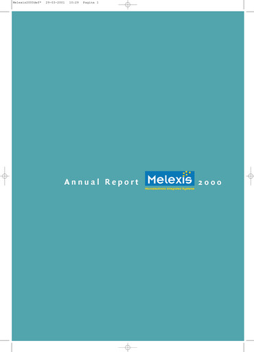 Thumbnail Melexis NV Annual Report 2000
