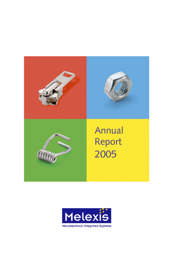 Thumbnail Melexis NV Annual Report 2005