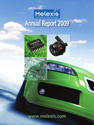 Thumbnail Melexis NV Annual Report 2009