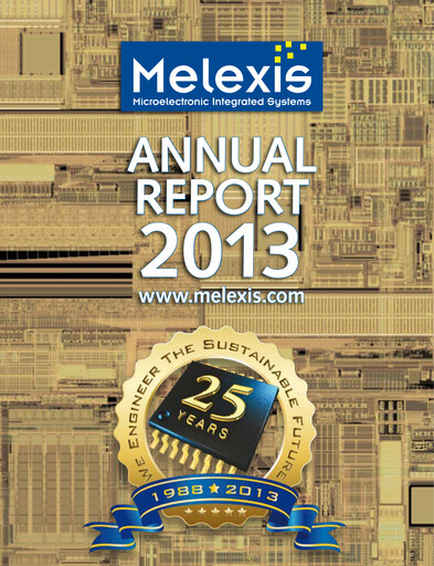 Thumbnail Melexis NV Annual Report 2013