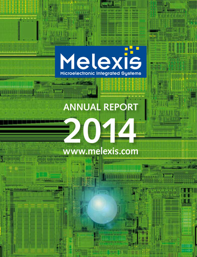 Thumbnail Melexis NV Annual Report 2014