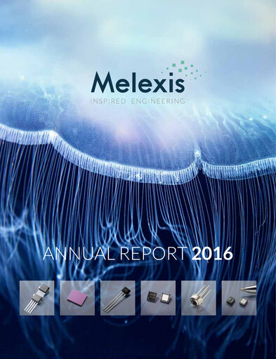 Thumbnail Melexis NV Annual Report 2016