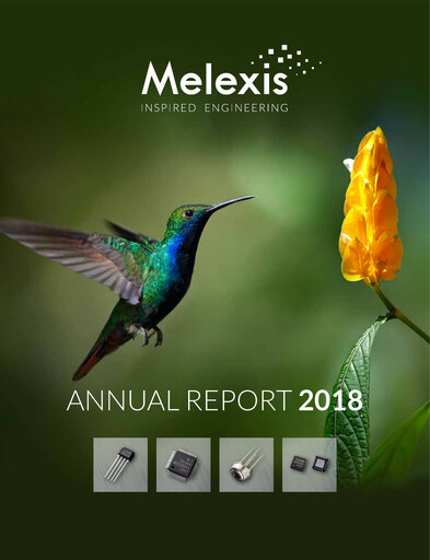 Thumbnail Melexis NV Annual Report 2018
