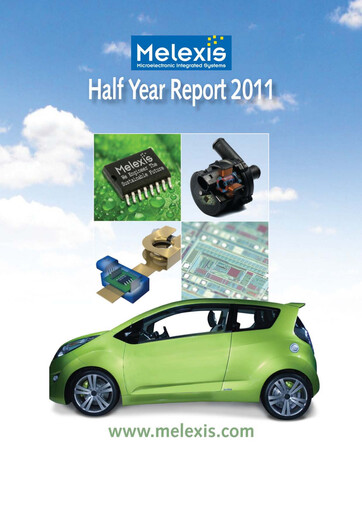 Miniature Melexis NV Rapport semestriel 2011-h1