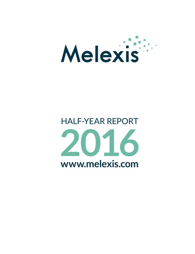 Miniature Melexis NV Rapport semestriel 2016-h1