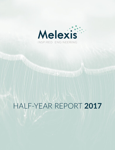 Miniature Melexis NV Rapport semestriel 2017-h1