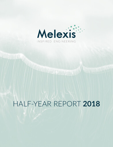 Miniature Melexis NV Rapport semestriel 2018-h1
