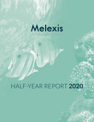 Miniature Melexis NV Rapport semestriel 2020-h1