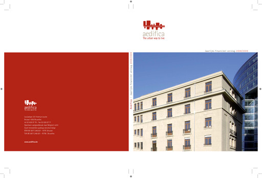 Thumbnail Aedifica Annual Report 2008-2009