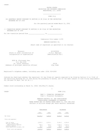 Vorschaubild Emerson Quartalsbericht 2002-q2