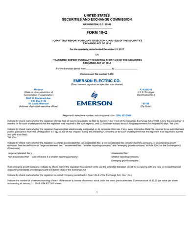 Vorschaubild Emerson Quartalsbericht 2017-q4