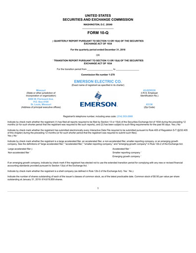 Vorschaubild Emerson Quartalsbericht 2018-q4