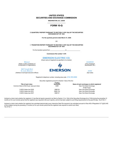 Vorschaubild Emerson Quartalsbericht 2026-q2