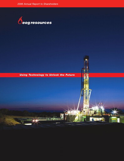 Thumbnail EOG Resources Annual Report 2006