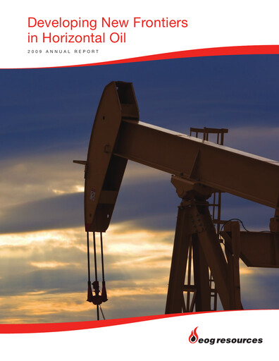 Thumbnail EOG Resources Annual Report 2009