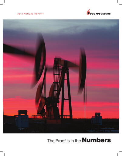 Thumbnail EOG Resources Annual Report 2012