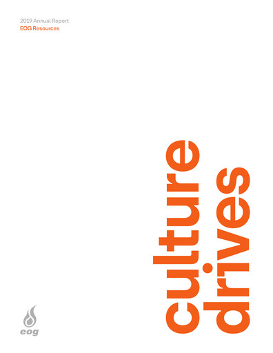 Thumbnail EOG Resources Annual Report 2019