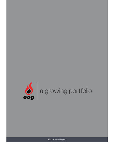 Thumbnail EOG Resources Annual Report 2022