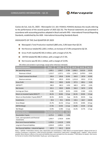 Thumbnail Marcopolo Quarterly Report 2025-q2