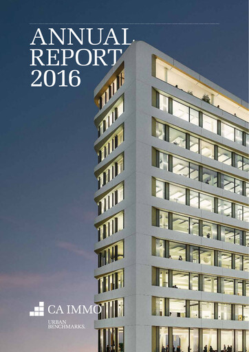 Thumbnail CA Immo
 Annual Report 2016