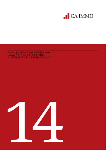 Thumbnail CA Immo
 Financial Statement 2014