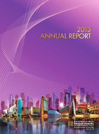 Miniature Regal Hotels International Rapport annuel 2013