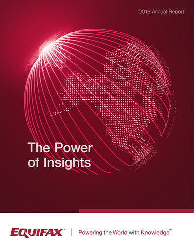 Thumbnail Equifax Annual Report 2016