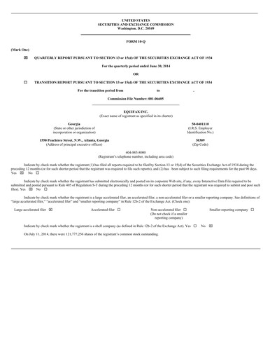 Thumbnail Equifax Quarterly Report 2014-q2