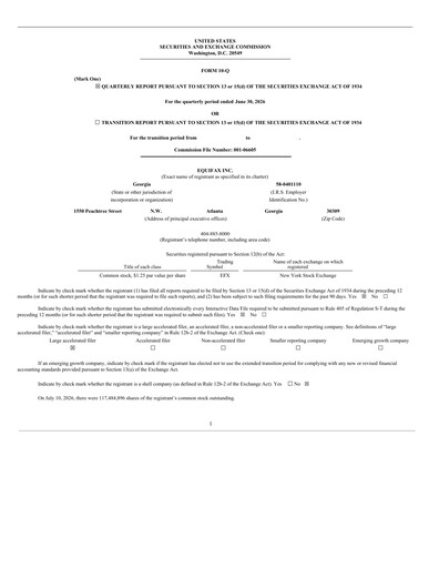 Thumbnail Equifax Quarterly Report 2026-q2