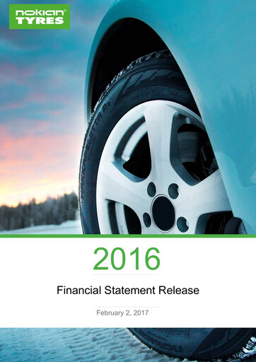 Thumbnail Nokian Tyres
 Financial Statement 2016