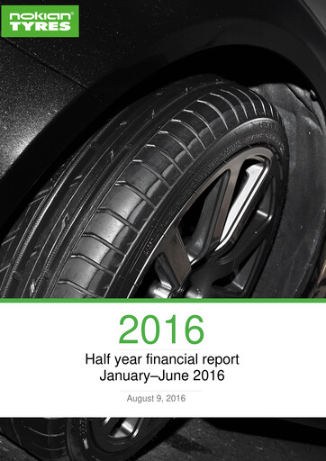 Thumbnail Nokian Tyres
 Half-year Report 2016-h1