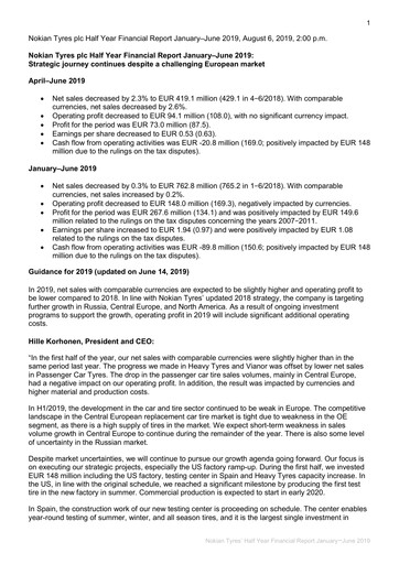 Thumbnail Nokian Tyres
 Half-year Report 2019-h1