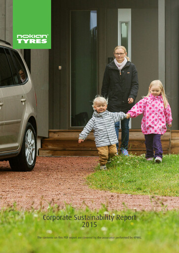 Miniature Nokian Tyres
 Rapport de durabilité 2015