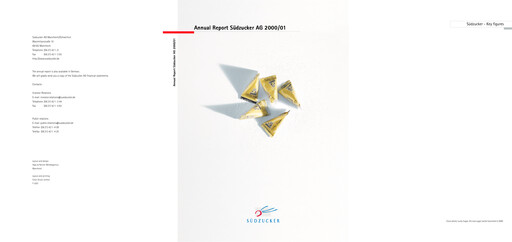 Thumbnail Südzucker Annual Report 2000-2001