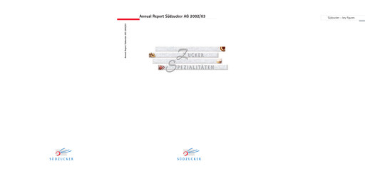 Thumbnail Südzucker Annual Report 2002-2003