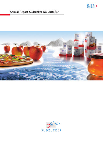 Thumbnail Südzucker Annual Report 2006-2007