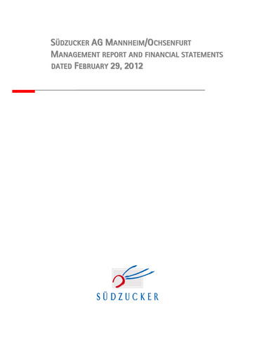 Thumbnail Südzucker Financial Statement 2011-2012