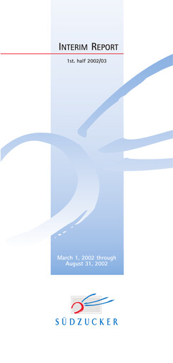 Thumbnail Südzucker Half-year Report 2002-h1