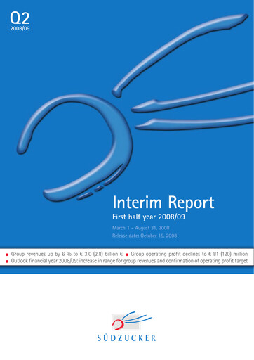Thumbnail Südzucker Half-year Report 2008-h1