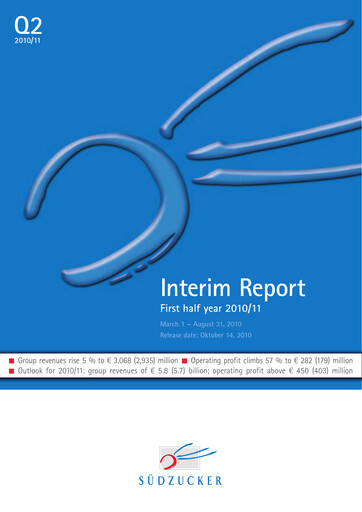 Thumbnail Südzucker Half-year Report 2010-h1