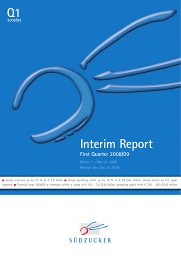 Thumbnail Südzucker Quarterly Report 2008-q1