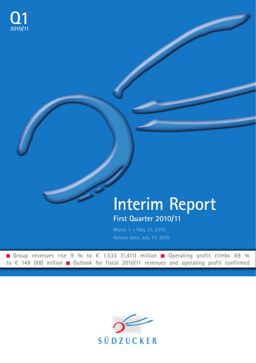 Thumbnail Südzucker Quarterly Report 2010-q1