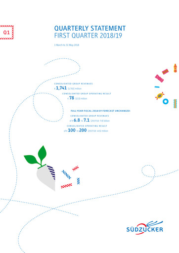 Thumbnail Südzucker Quarterly Report 2018-q1