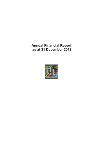 Thumbnail Interpump Group Annual Report 2013
