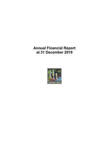 Thumbnail Interpump Group Annual Report 2019