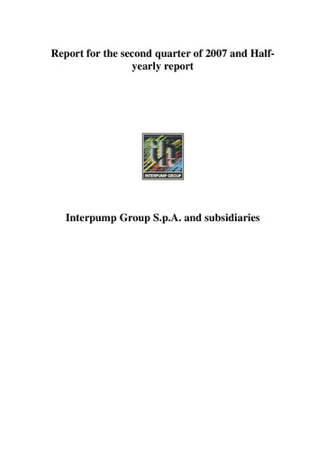 Thumbnail Interpump Group Half-year Report 2007-h1