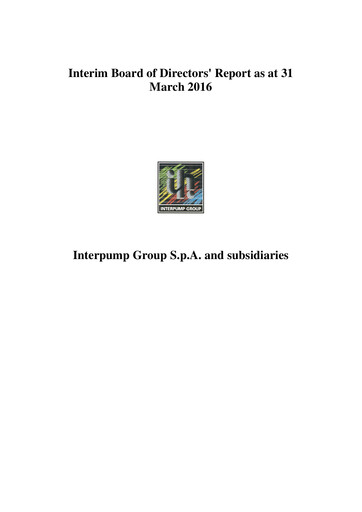 Thumbnail Interpump Group Quarterly Report 2016-q1