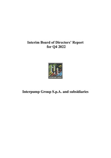 Thumbnail Interpump Group Quarterly Report 2022-q4
