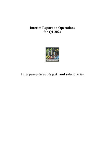 Thumbnail Interpump Group Quarterly Report 2024-q1